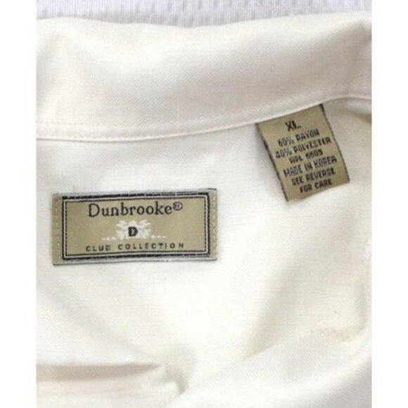 Dunbrooke Napa Racing VIP Dale Earnhardt Mens XL White Short Sleeve Button-Up Sh - Picture 5 of 10